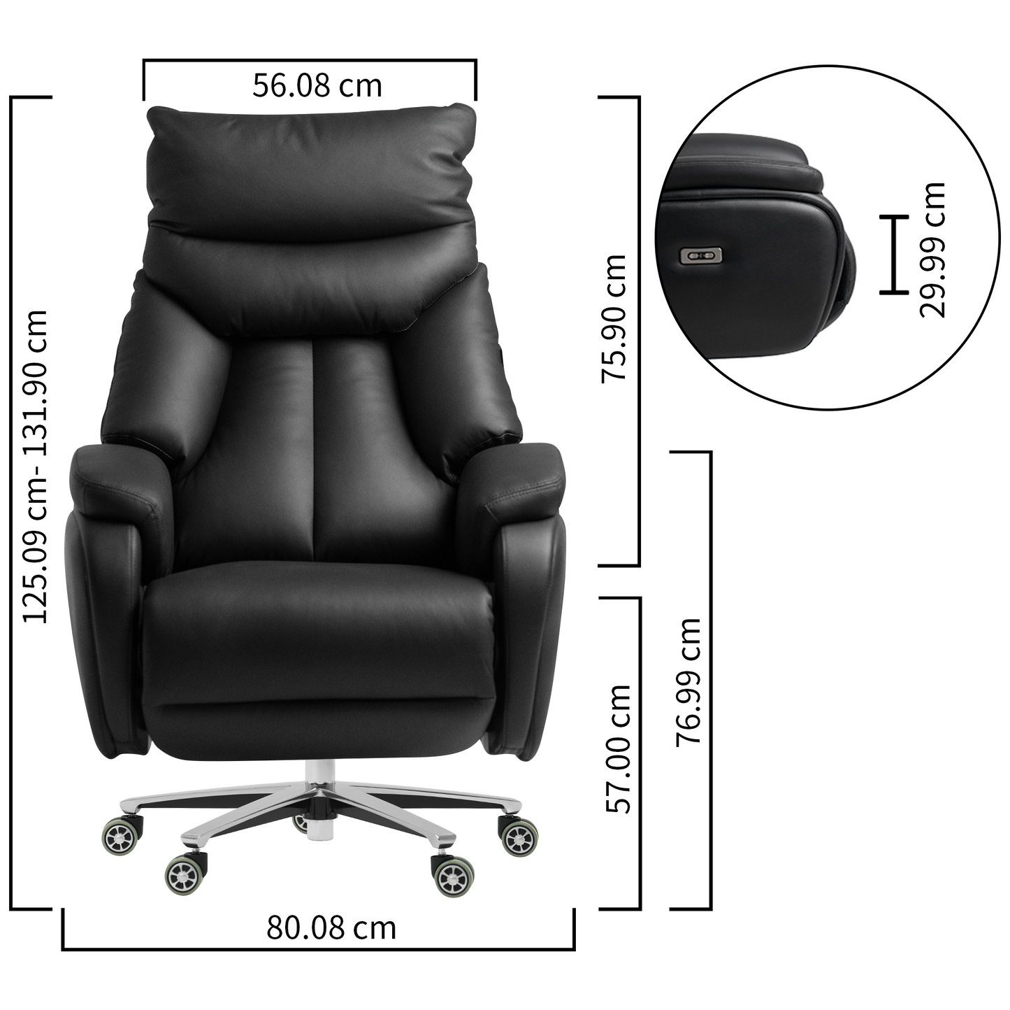 Poltrona Relax Elettrica Coast – Poltrona Reclinabile Automatica da Salotto