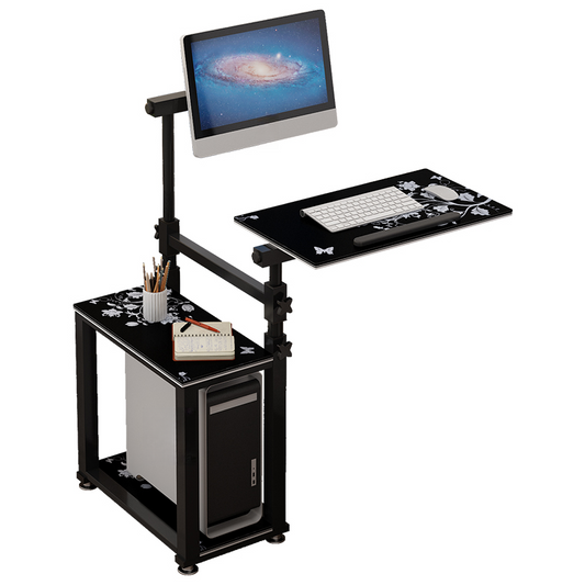 Scrivania Regolabile in Altezza con Ruote – Postazione Sit-Stand Mobile per Smart Working