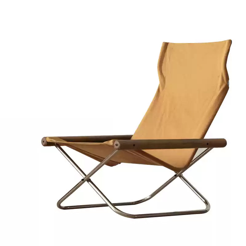 Sedia Pieghevole di Design Nychair X Lounge Chair in Legno di Faggio