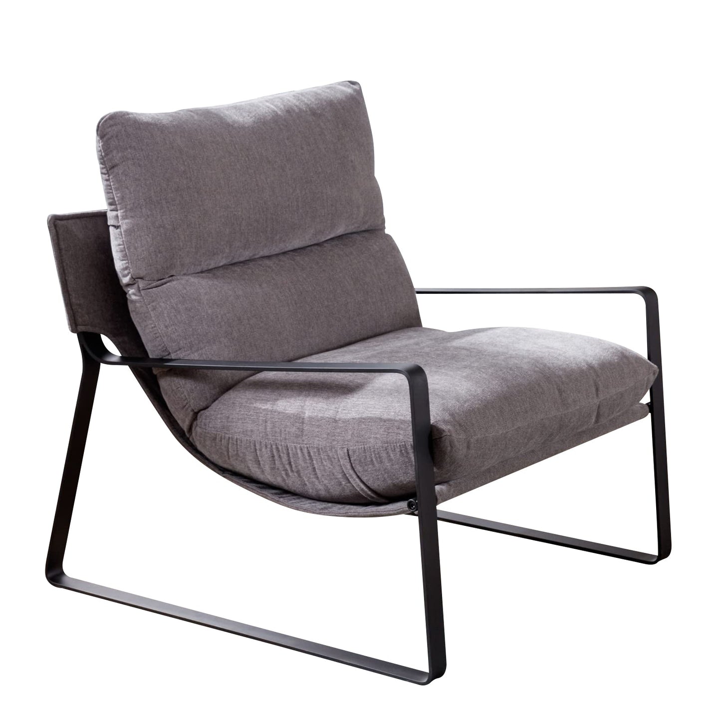 Poltrona Lounge Moderna con Imbottitura Spessa – Poltrona Relax Design