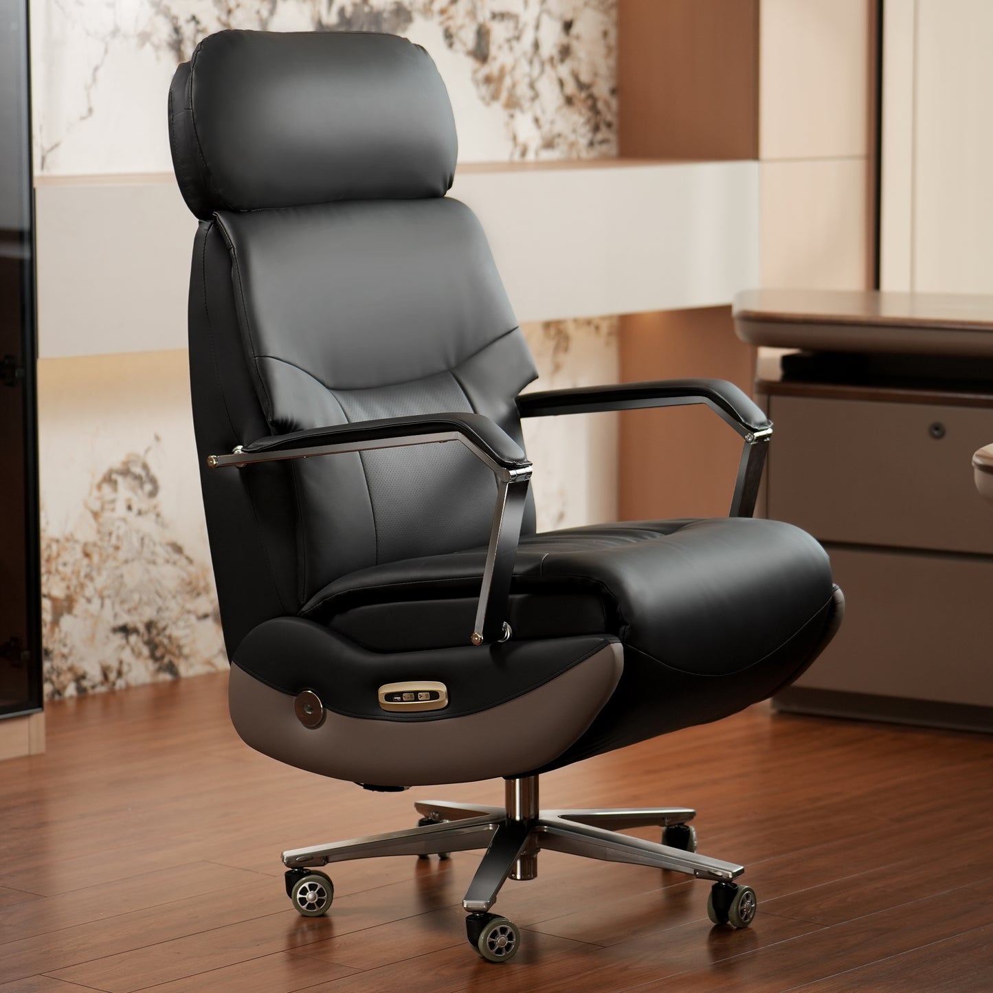 Sedia da Ufficio Reclinabile Carlo – Poltrona Relax Elettrica da Scrivania