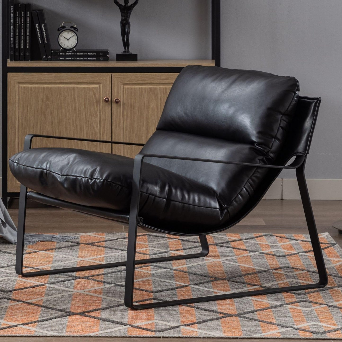 Poltrona Lounge Moderna con Imbottitura Spessa – Poltrona Relax Design