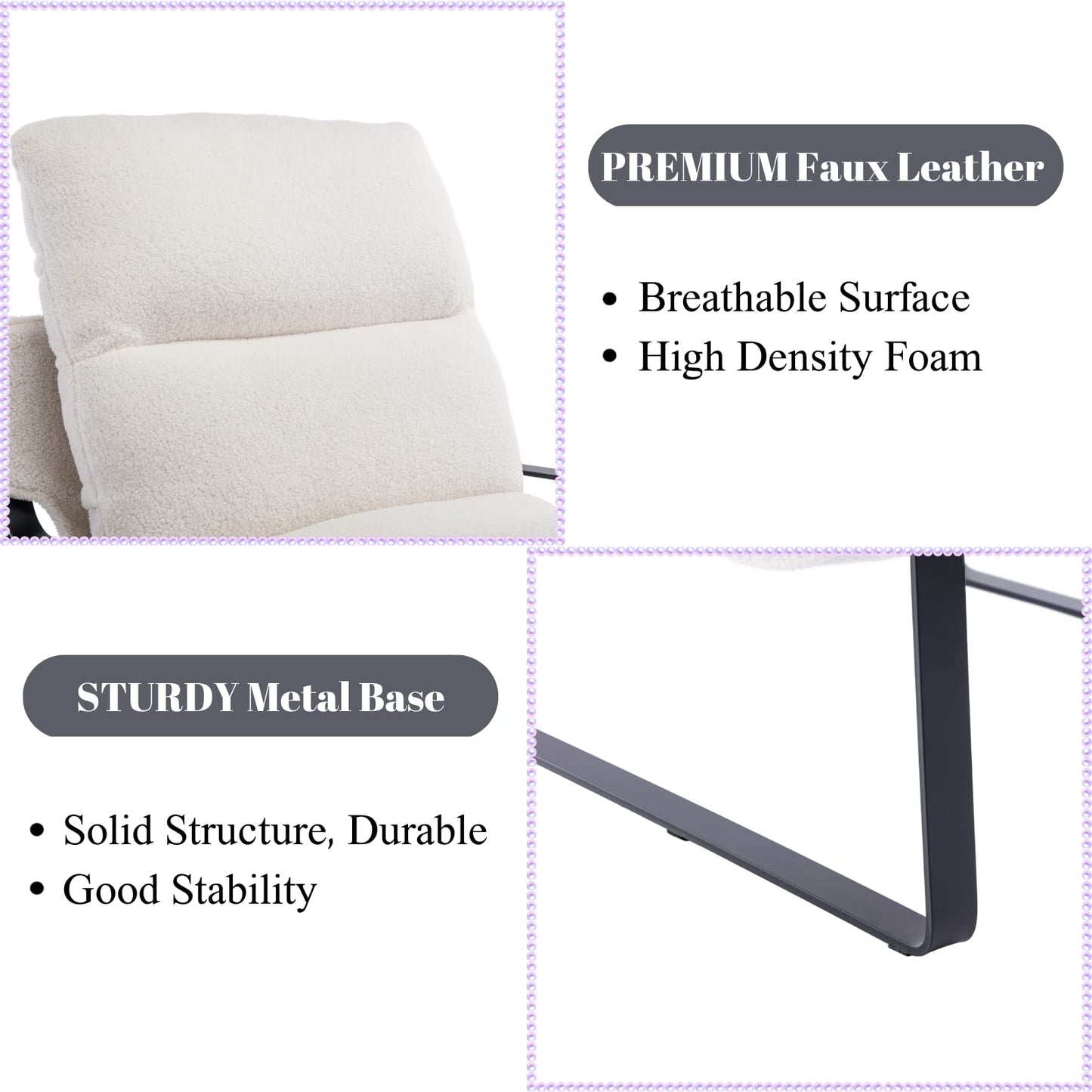 Poltrona Lounge Moderna con Imbottitura Spessa – Poltrona Relax Design