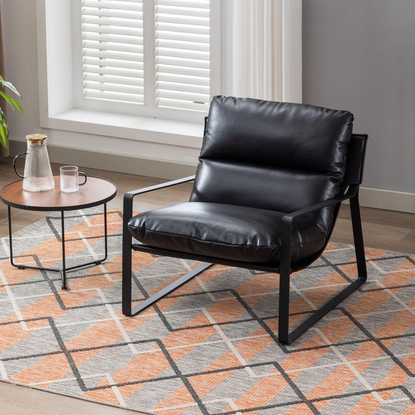Poltrona Lounge Moderna con Imbottitura Spessa – Poltrona Relax Design
